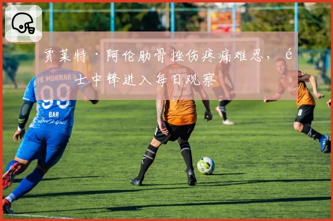 贾莱特·阿伦肋骨挫伤疼痛难忍，骑士中锋进入每日观察